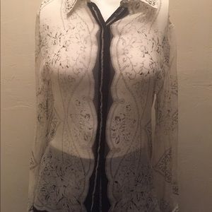Vertigo Silk blouse M (fits a 2-4)